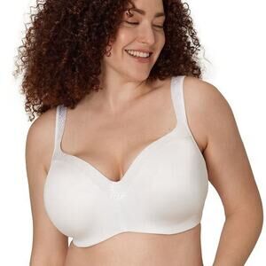 Playtex Secrets 44C Shapes & Supports Balconette Full Figure Underwire Bra 4823